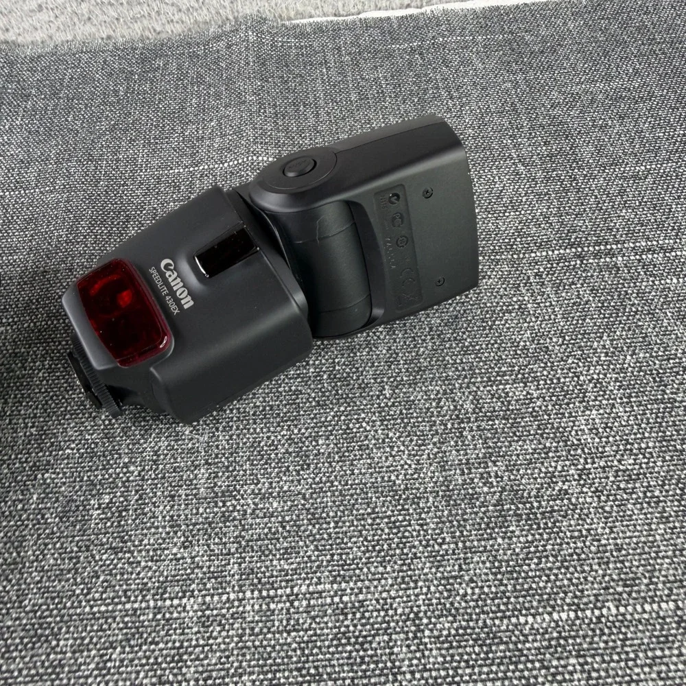 Canon Speedlite 430EX Camera Flash Unisex Black E-TTL II Shoe Mount with Case